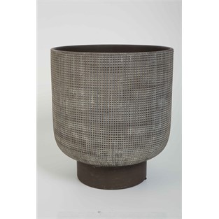 Vitale Lidya Füme Saksı 27.5*27.5*30.5 cm AK.KK0020