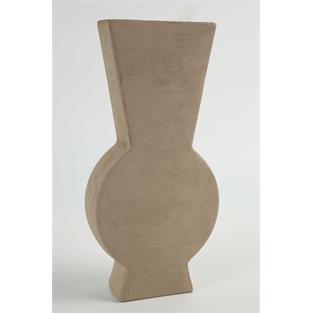 Vitale Lidya Terakota Geometrik Uzun Vazo 18.5*6.5 cm AK.KK0024