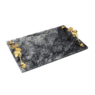 Vitale Siyah  Mermer Tepsi 25*41*7 Cm AK.KKD0106