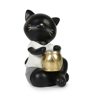 Vitale Ninas Davulcu Kedi 10.5*13.5*18 cm AK.KM0016