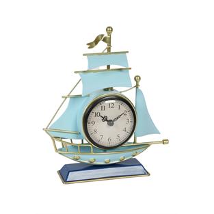 Vitale Mavi Yelkenli Masa Saati 20*6*22.5 cm AK.KN0017
