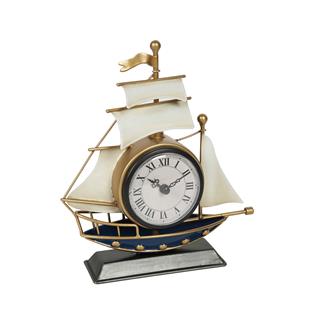 Vitale Beyaz Yelkenli Masa Saati 20*6*22.5 cm AK.KN0018