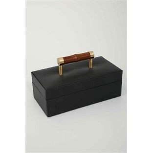 Vitale Joy Bambu Saplı Siyah Kutu 10*20*7 cm AK.KV0117