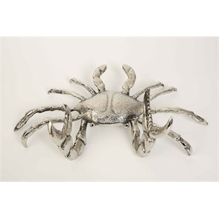 Vitale Sea Silver Yengeç Şişe Tutacağı 25*30*15 cm AK.KV0367