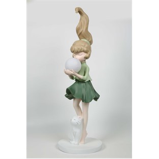 Vitale Yeşil Kız Gece Lambası 33x105 cm AK.KZ0062