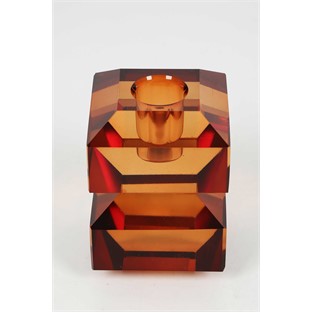 Vitale Bologna Kahve Rengi Mumluk 6*6*9.5 cm AK.KI0040