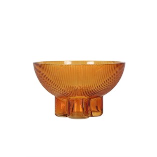 Vitale Bologna Kahve Rengi Balon Kase 18*18*11 cm AK.KI0063