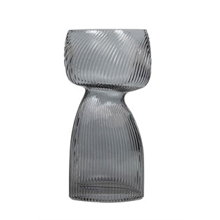Vitale Bologna Gri Mantar Vazo 12*8*23 cm AK.KI0068