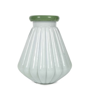 Vitale Bologna Beyaz Vazo 22.5*22.5*26.5 cm AK.KI0077