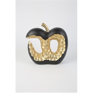 Vitale Siyah Seramik Elma 23*9*24 cm AK.LA0075