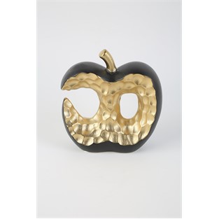 Vitale Siyah Seramik Elma 19*7*20 cm AK.LA0077