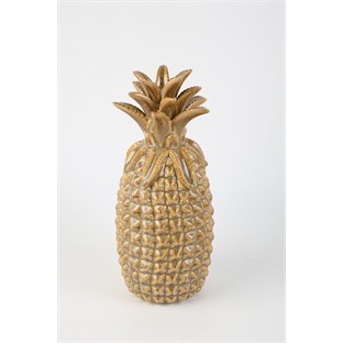 Vitale Seramik Ananas Dekor 14*14*32 cm AK.LB0028