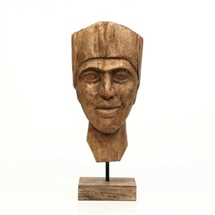Vitale Standlı Büst Dekor Naturel-17*16,5*39Cm AK.IT0117