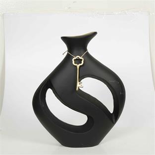 Vitale Metal Anahtar Damla Vazo 11*32*38 cm