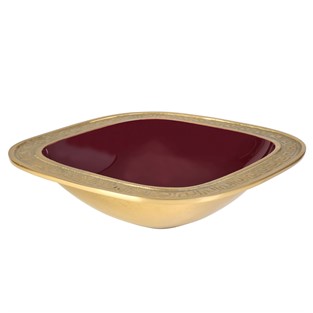 Vitale Bordo  Meyvelik 24*24*6 Cm AK.IV0206