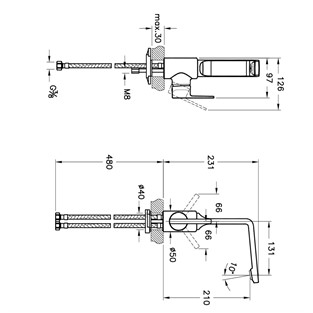Artema Suit L Lavabo Bataryası Bakır A4247026