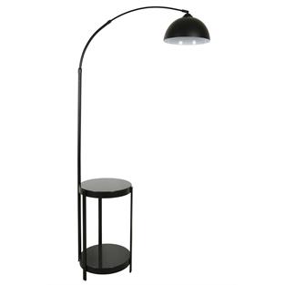 Vitale Light Siyah Sehpalı Deve Boynu Lambader AY.VTFL-0074