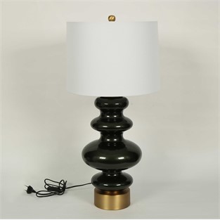 Vitale Cam Boğumlu Abajur 38*38*78.5 cm