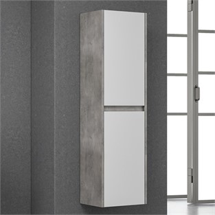 ORKA Aydos Boy Dolabı Retro Gümüş 40 cm ORKA3000118