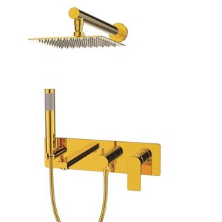 Bien Water Flowbox Ankastre Banyo Bataryası Altın BB25037333