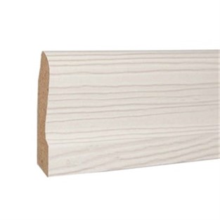 Vitale Beyaz Çam 8 cm Süpürgelik VTLTP.B7300-8