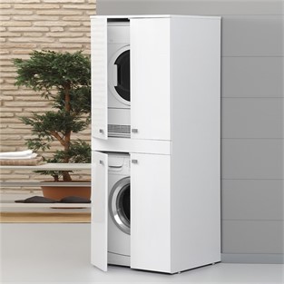 ORKA Çamaşır ve Kurutma Makinası Dolabı Beyaz 70 cm ORKA3000971