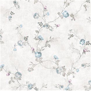 Duka Gül Desenli Duvar Kağıdı DK.13131-2 (16 m2 )