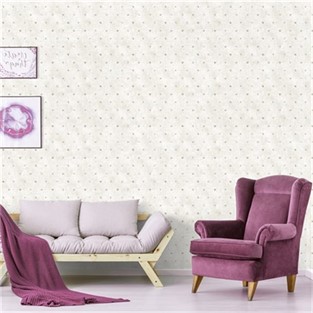 Duka Sade Pembe Gül Desenli Duvar Kağıdı DK.13132-1 (16 m2 )