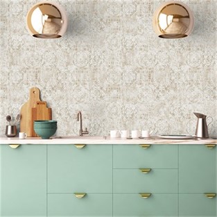 Duka Krem Desenli Modern Duvar Kağıdı DK.13141-2 (16 m2 )