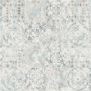 Duka Mavi Desenli Modern Duvar Kağıdı DK.13141-3 (16 m2 )