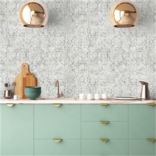 Duka Mavi Desenli Modern Duvar Kağıdı DK.13141-3 (16 m2 )