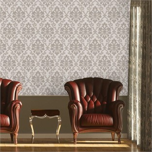 Duka Bej Damask Duvar Kağıdı DK.13191-1 (16 m2 )