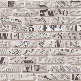 Duka Yazılı Taş Duvar Kağıdı DK.14236-3 (16 m2 )