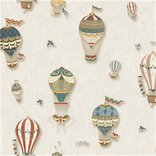 Duka Balonlu Çocuk Odası Duvar Kağıdı DK.15144-1 (16 m2 )