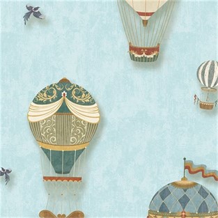 Duka Balonlu Çocuk Odası Duvar Kağıdı DK.15144-3 (16 m2 )