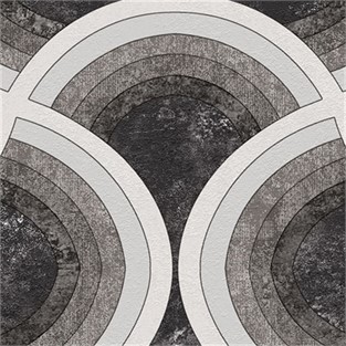 Duka Siyah Desenli Duvar Kağıdı DK.19386-2 (10 m2 )