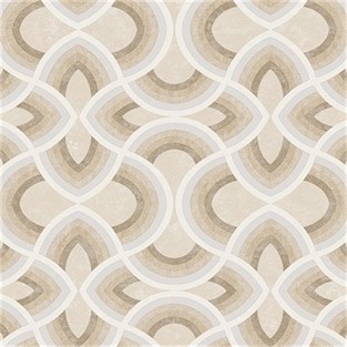 Duka Modern Krem Desenli Duvar Kağıdı DK.19386-4 (10 m2 )
