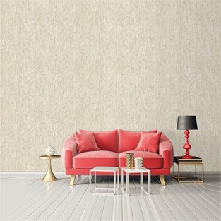 Duka Bambu Desenli Krem Duvar Kağıdı DK.20193-1 (10 m2 )