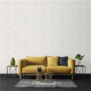 Duka Bej Yaprak Motifli Duvar Kağıdı DK.20196-1 (10 m2 )