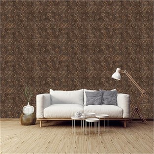 Duka Kahverengi Gold Desen Duvar Kağıdı DK.20197-3 (10 m2 )