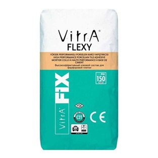 Vitra Fix Flexy Teknik Porselen Karo Yapıştırıcısı 25 kg Beyaz F17403025