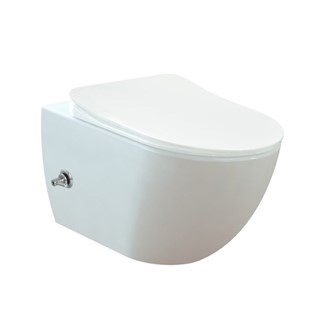 Creavit Free Rim-Off Entegre Taharet Musluklu Asma Klozet FE322-34CB00E-0002