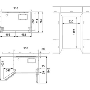 Franke Side by Side FRFD 6020 NF XS A+ Inox Buzdolabı 118.0319.485 F118.0319.485