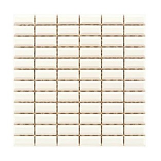 Vitra 2.5x5 Metro Tiles Mozaik Krem Parlak Duvar Karosu K53509580001VTE0