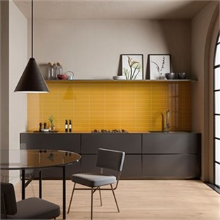 VitrA 7.5x30 Mode Fon Amber Sarı Parlak Duvar Karosu K948397SR001VTE0