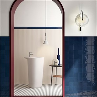 VitrA 7.5x30 Mode Fon Safir Mavi Parlak Duvar Karosu K948401SR001VTE0