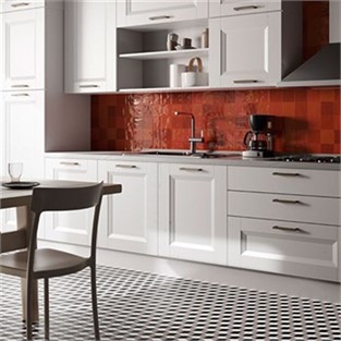 VitrA 10x10 Retromix Fon Lava Kırmızı Parlak Duvar Karosu K94842580001VTE0