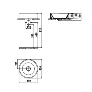 Creavit Next Tezgah Üzeri Çanak Lavabo 45 cm MN146-00CB00E-0000