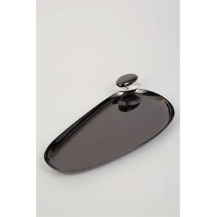 Vitale Volkan Siyah Tepsi 25*15 cm MTFK.0174