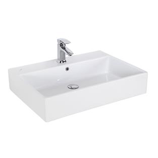 Creavit Next Tezgah Üzeri Kare Lavabo 50x70 cm NX270-00CB00E-0000